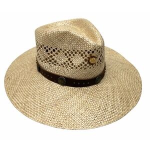 Charlie One Horse Straw Hat Women's Size Small Tan Color Cowgirl Hat - NEW